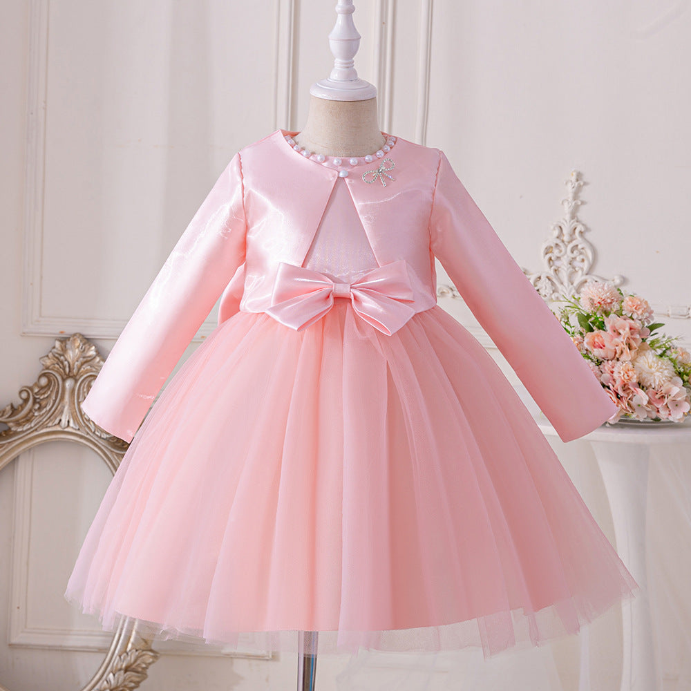 Jade Princesses Royal Ballerina Tulle Gown Set - girls tulle gown flower girl dress