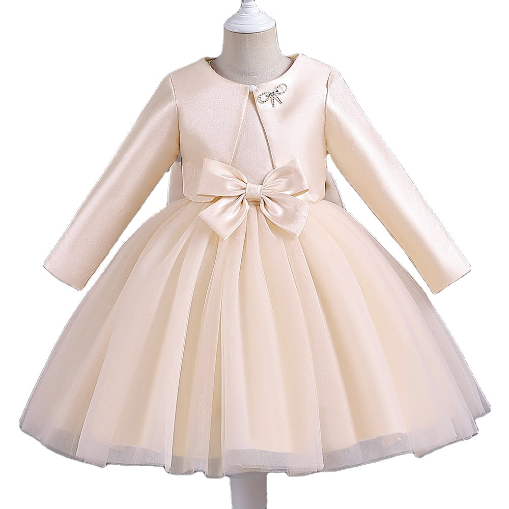 Jade Princesses Royal Ballerina Tulle Gown detail - girls luxury tulle formal gown