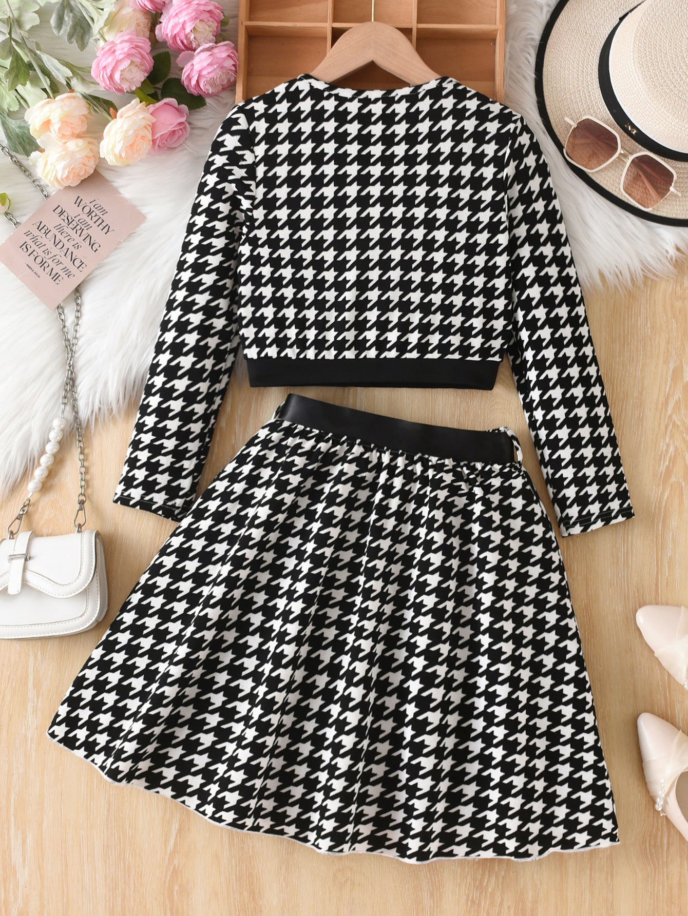 Jade Princesses Classic Skirt Set styled - luxury girls formalwear
